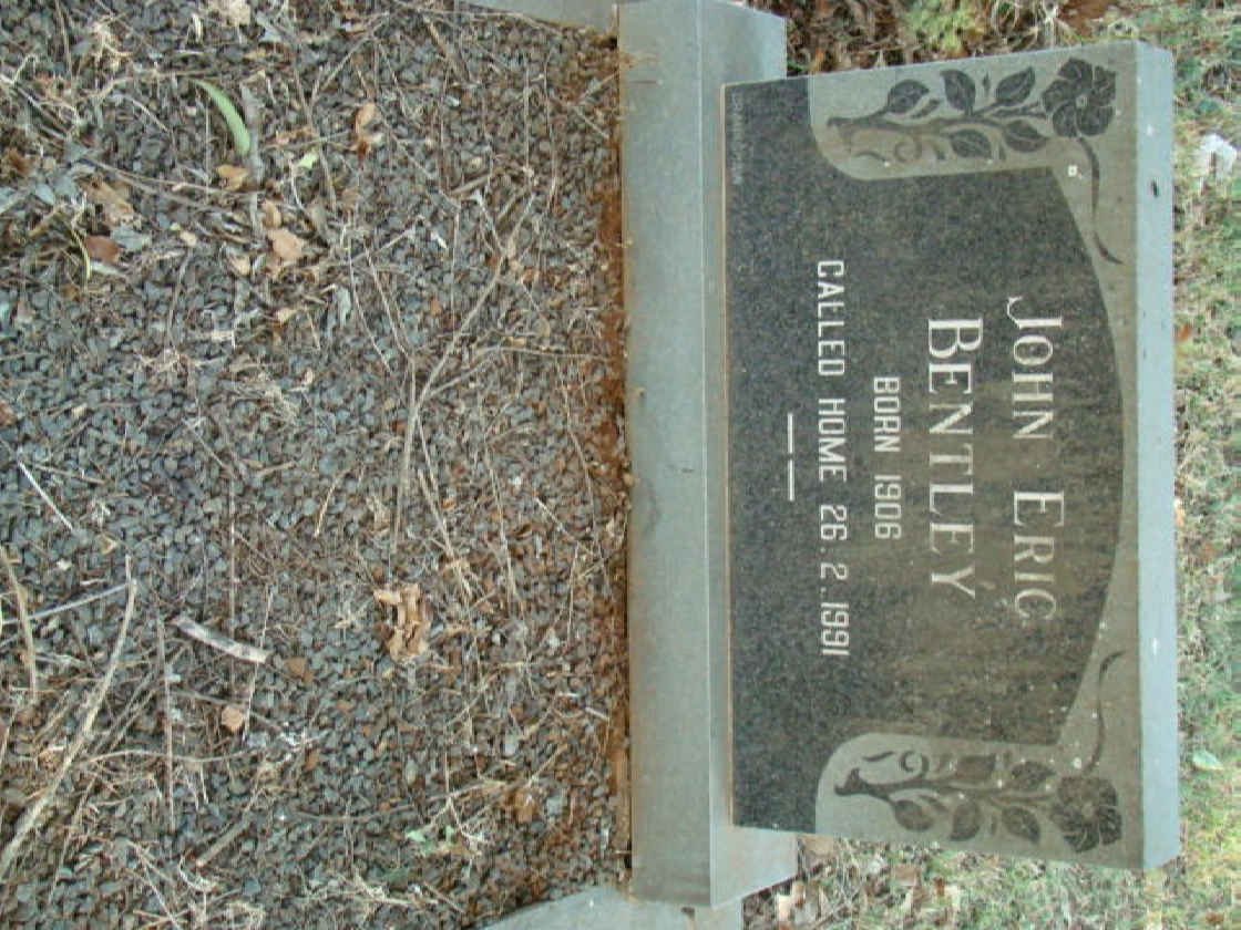 BENTLEY John Eric 1906-1991