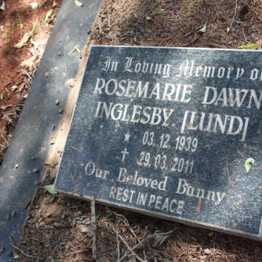 INGLESBY Rosemarie Dawn nee LUND 1939-2011