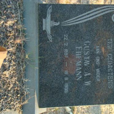 ERFMANN Gustav A.W. 1897-1935