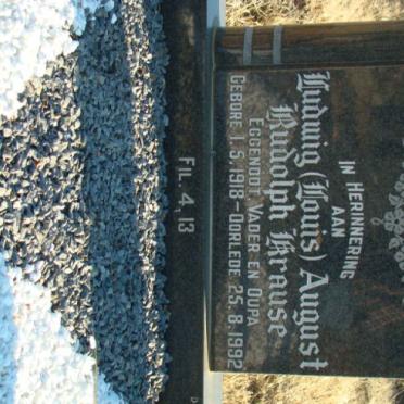 KRAUSE Ludwig August Rudolph 1918-1992