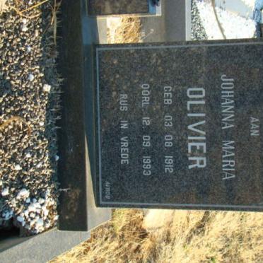 OLIVIER Johanna Maria 1912-1993