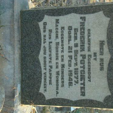 POTGIETER Frederik 1877-1946