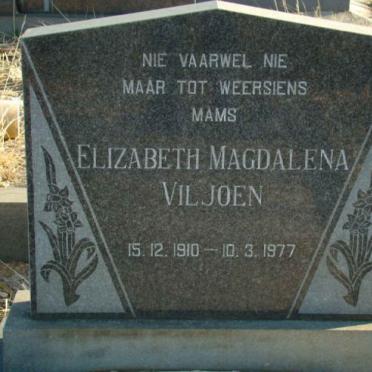VILJOEN Elizabeth Magdalena 1910-1977