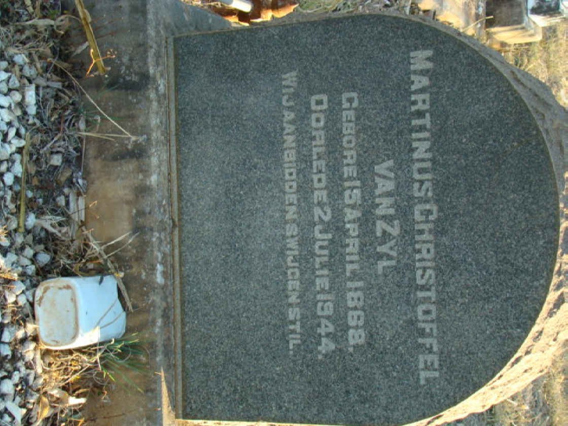 ZYL Martinus Christoffel, van 1868-1944