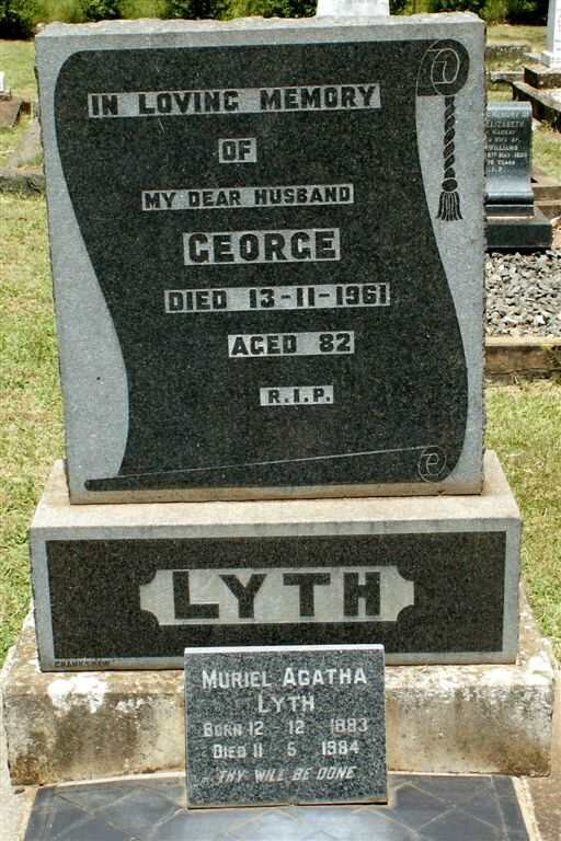 LYTH George  -1961 &amp;  Muriel Agatha 1893-1984