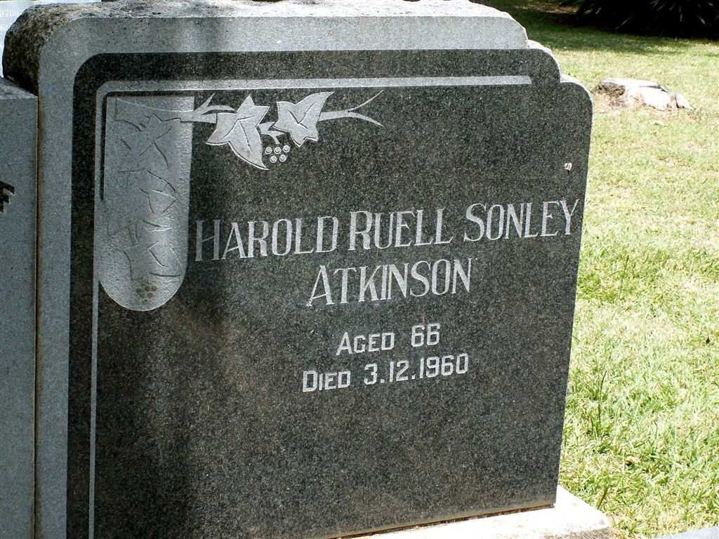 ATKINSON Harold Ruell Sonley -1960