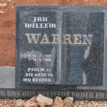 WARREN Jan Willem 1930-1998