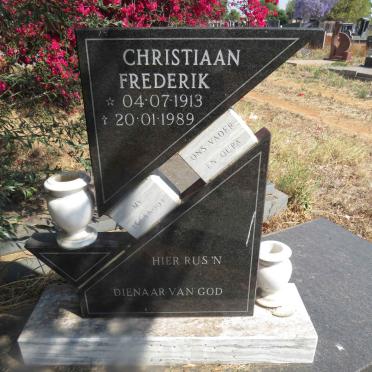 ? Christiaan Frederik 1913-1989