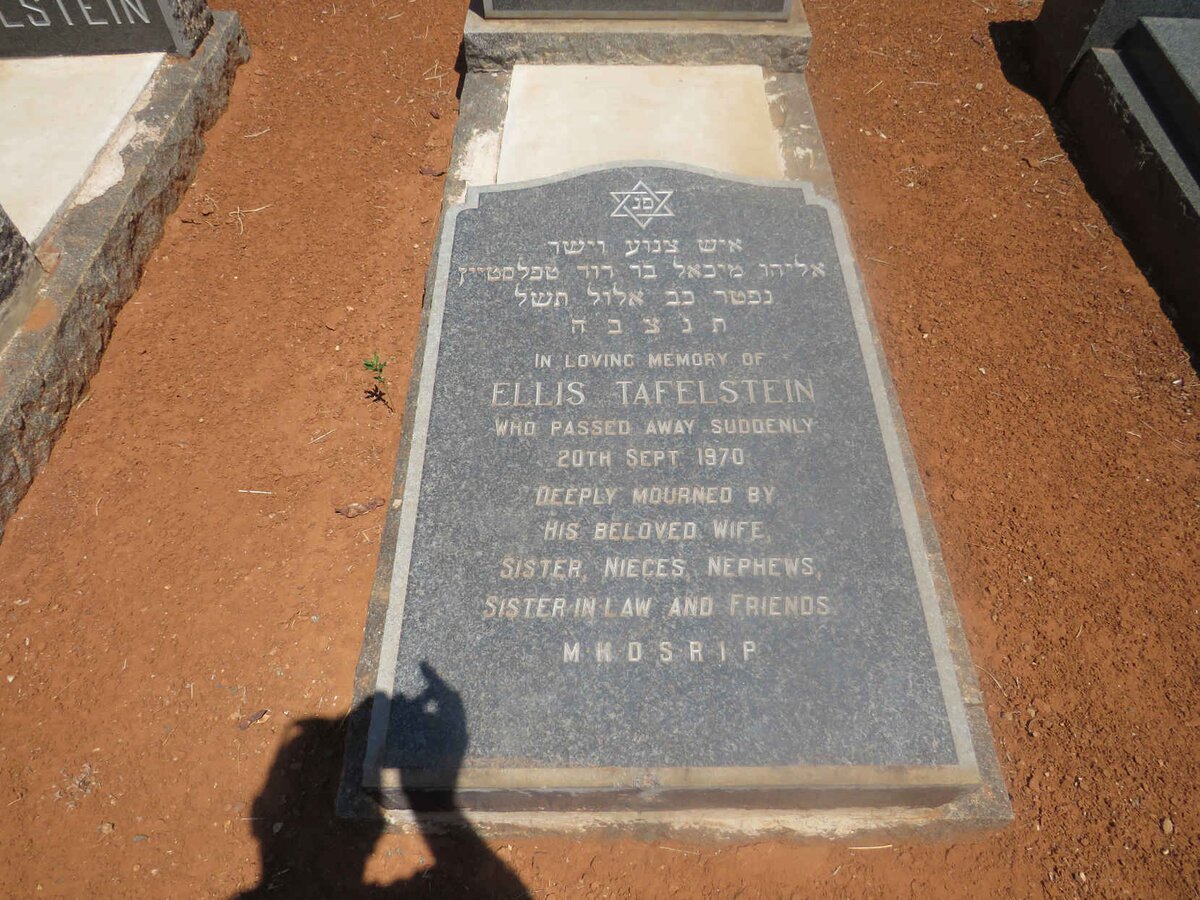 TAFELSTEIN Ellis -1970