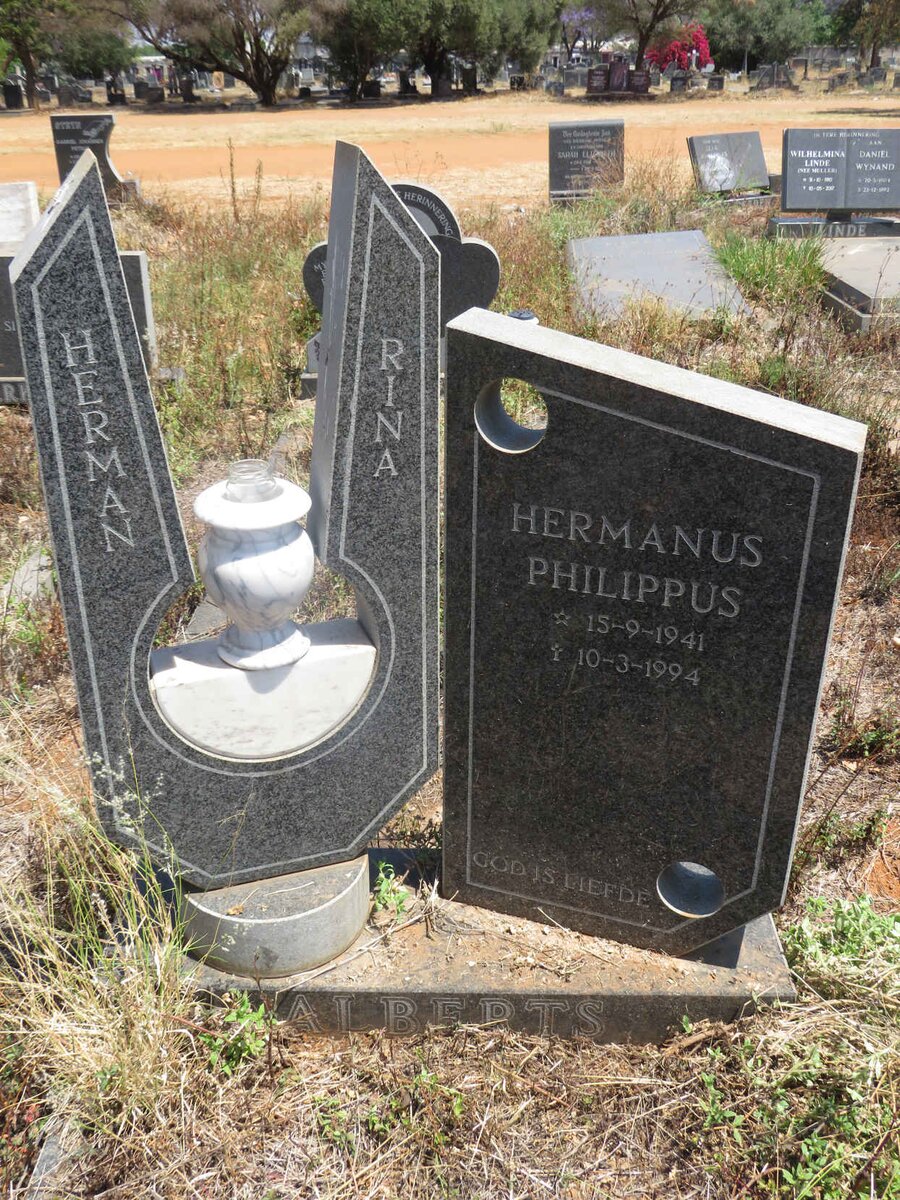 ALBERTS Hermanus Philippus 1941-1994