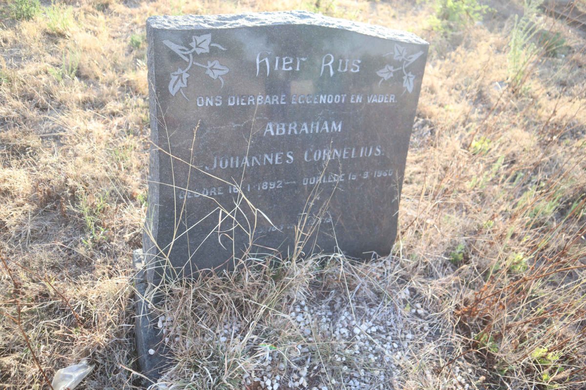 BOTES Abraham Johannes Cornelius 1892-19?0