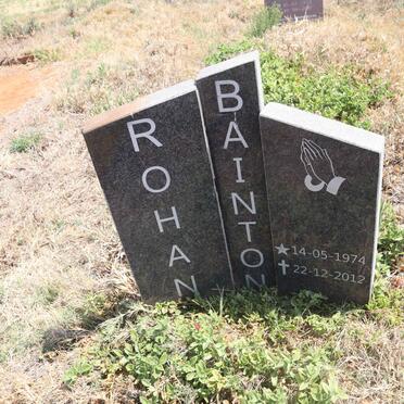 BAINTON Rohan 1974-2012