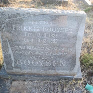 BOOYSEN Frikkie 1925-1953
