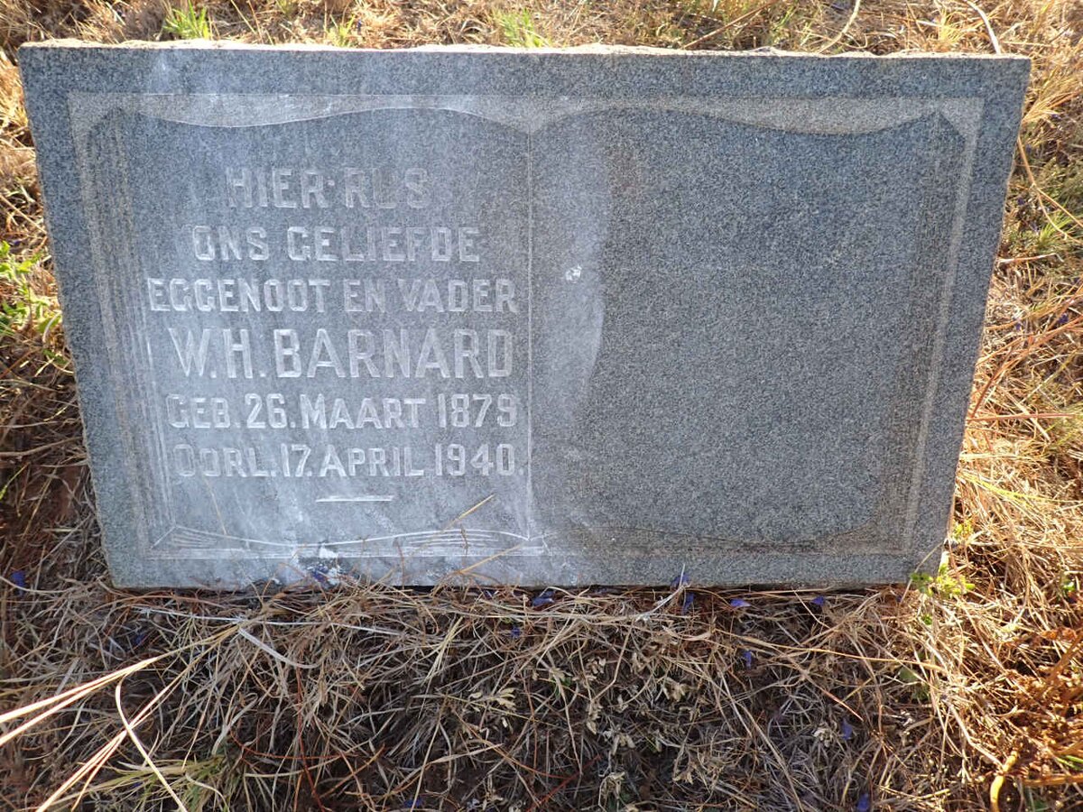 BARNARD W.H. 1879-1940