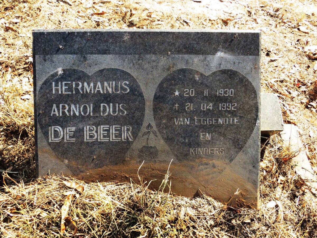 BEER Hermanus Arnoldus, de 1930-1992
