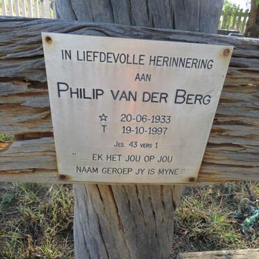 BERG Philip, van der 1933-1997
