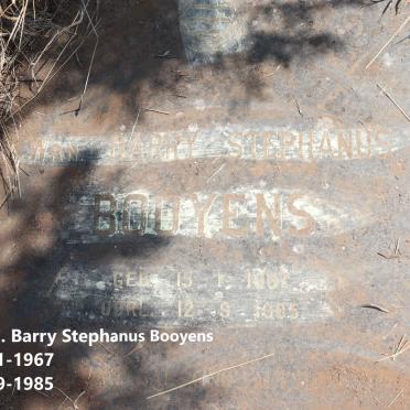 BOOYENS Barry Stephanus 1967-1985