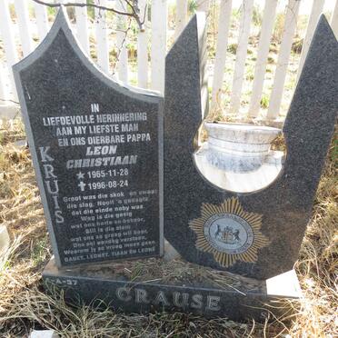 CRAUSE Leon Christiaan 1965-1996