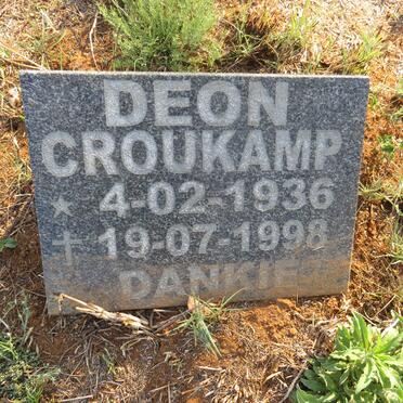 CROUKAMP Deon 1936-1998