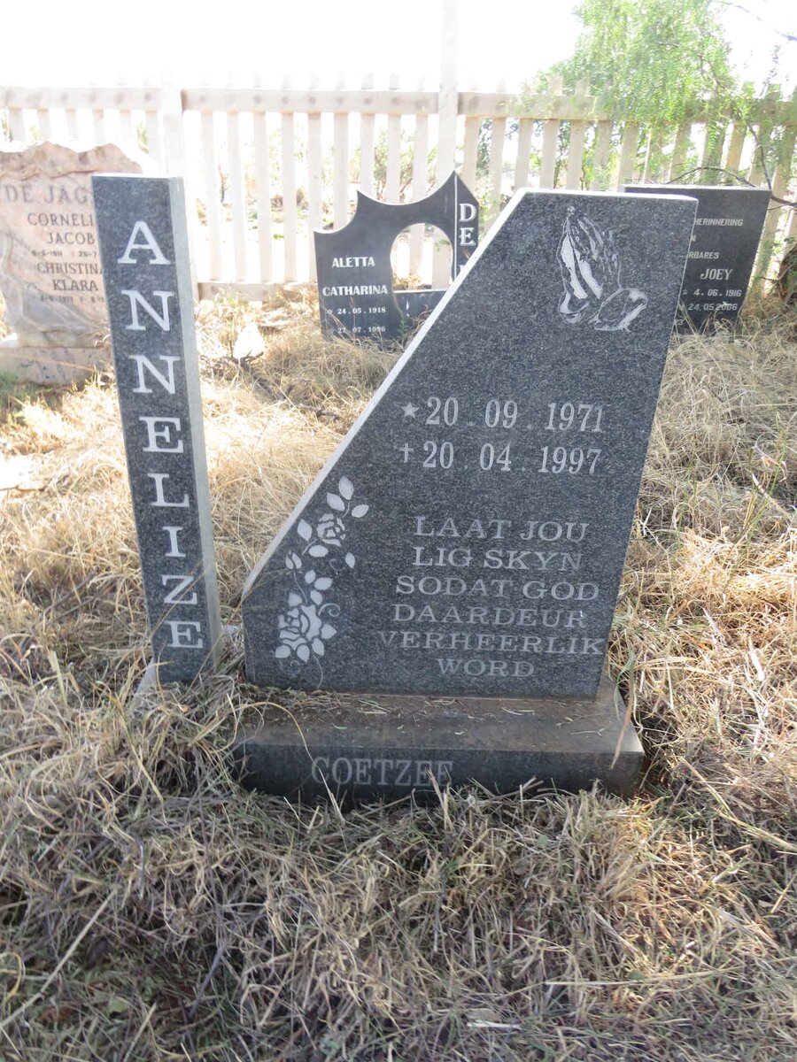 COETZEE Annelize 1971-1997