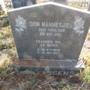 CLAASSENS Oom Mannetjie 1930-1997