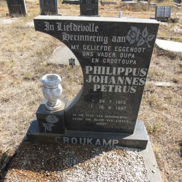 CROUKAMP Philippus Johannes Petrus 1913-1987