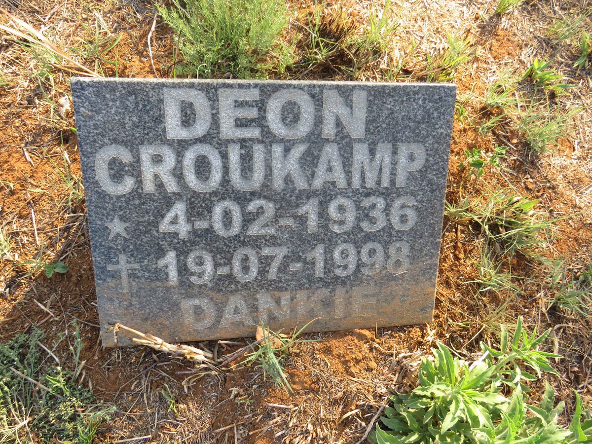 CROUKAMP Deon 1936-1998