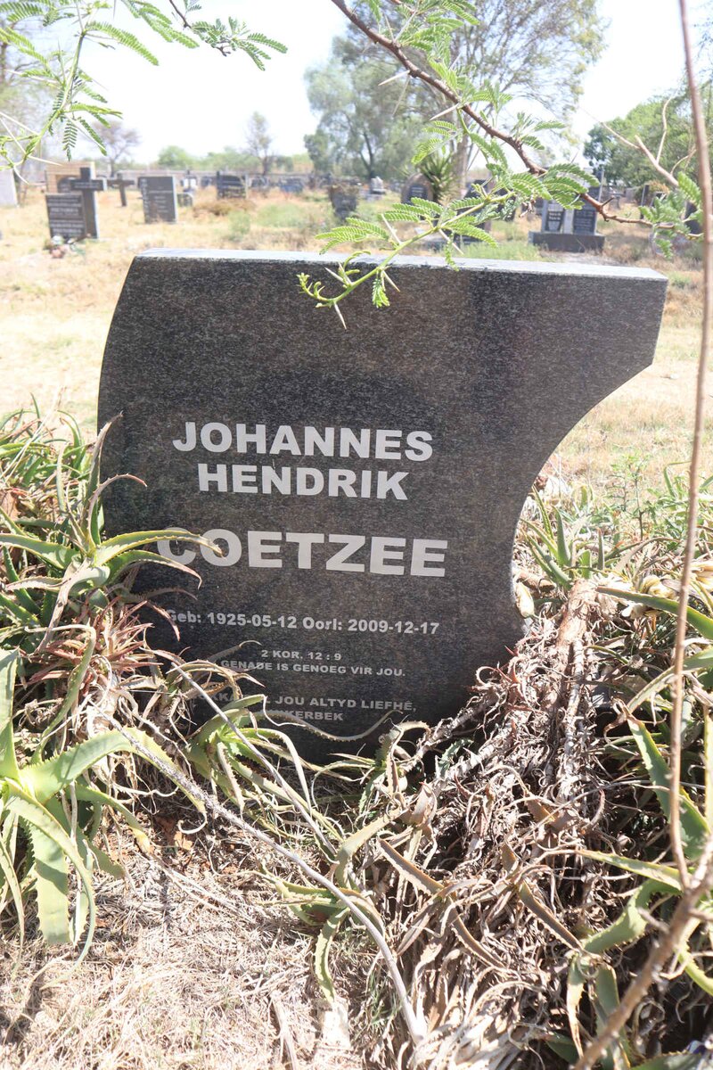 COETZEE Johannes Hendrik 1925-2009