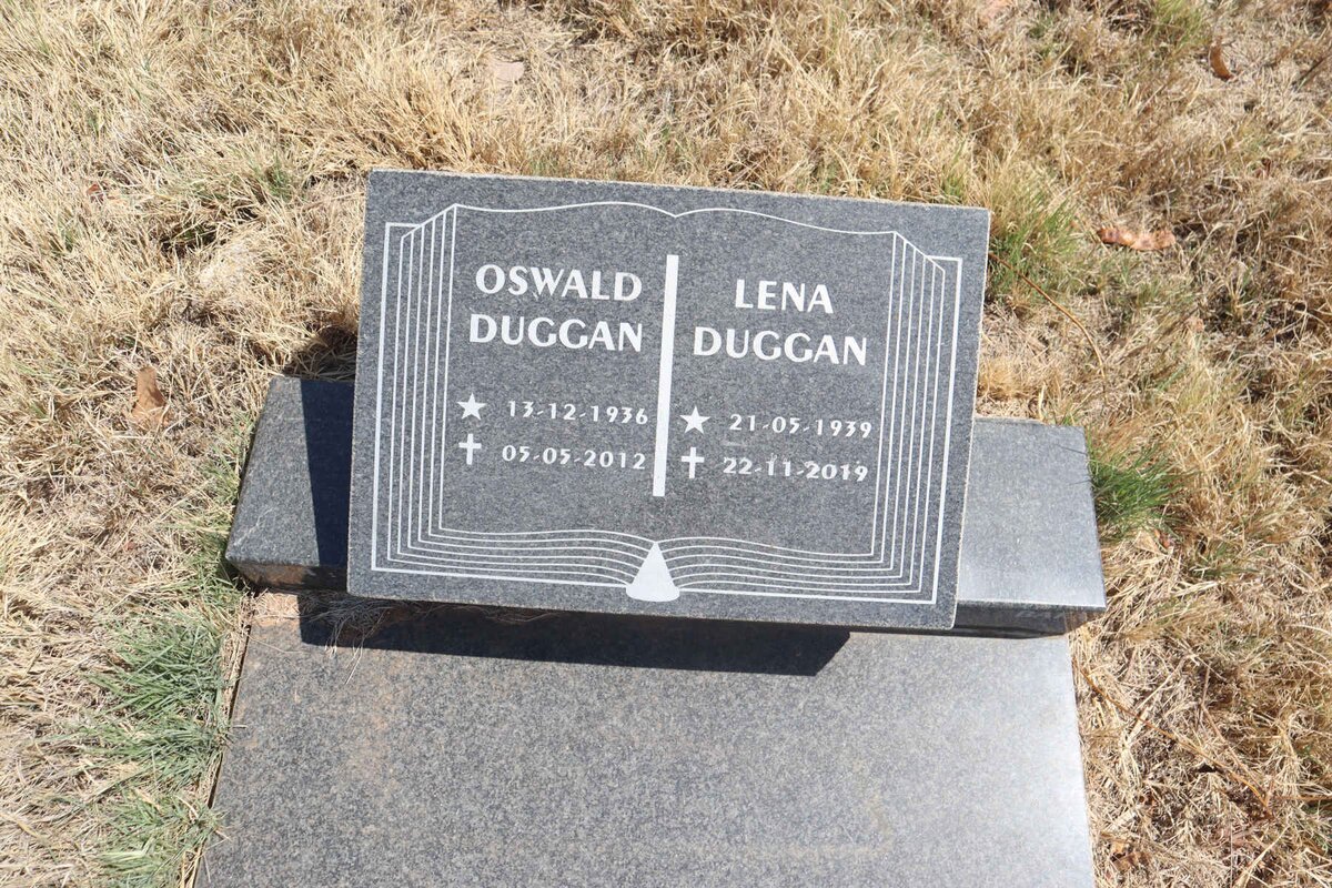 DUGGAN Oswald 1936-2012 & 1939-2019