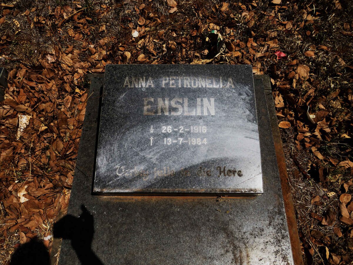 ENSLIN Anna Petronella 1916-1984