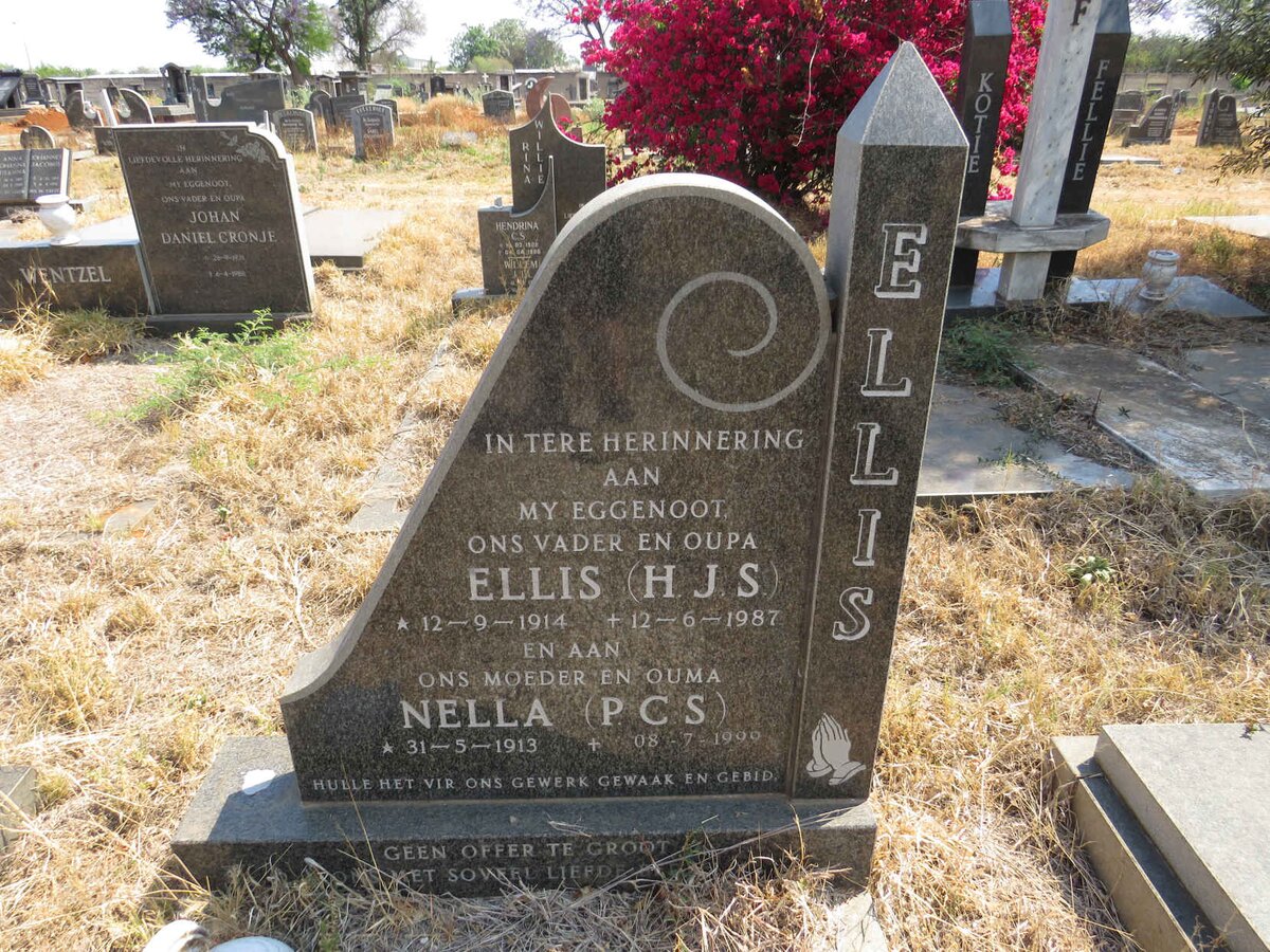 ELLIS H.J.S 1914-1987 & P.C.S. 1913-1999
