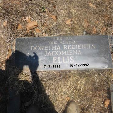 ELLIS Doretha Regienha Jacomiena 1916-1992