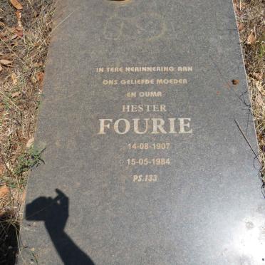 FOURIE Hester 1907-1984
