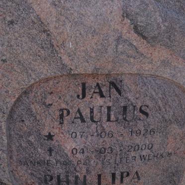 GRANGE Jan Paulus, le 1926-2000 & Phillipa 1937-