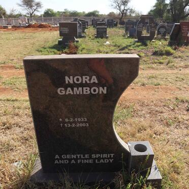 GAMBON Nora 1933-2003