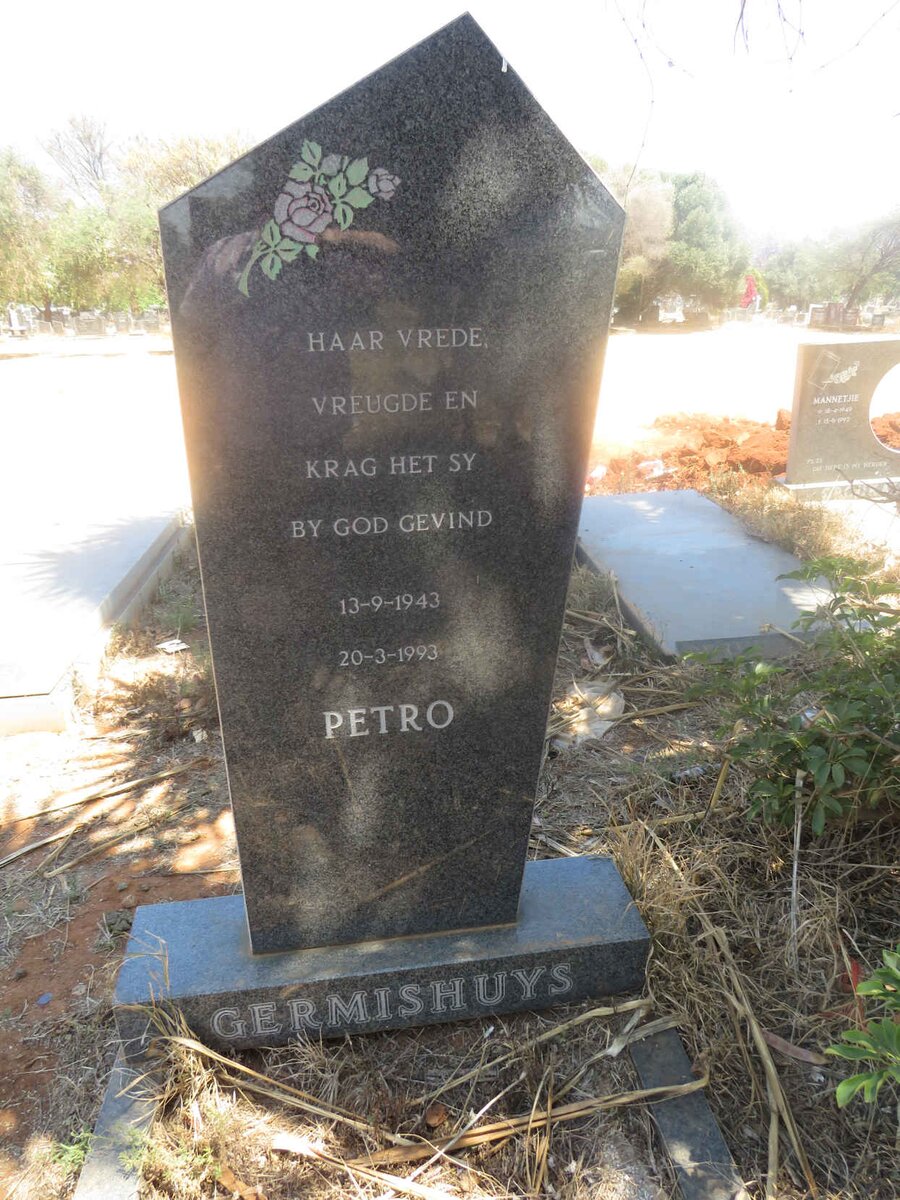 GERMISHUYS Petro 1943-1993