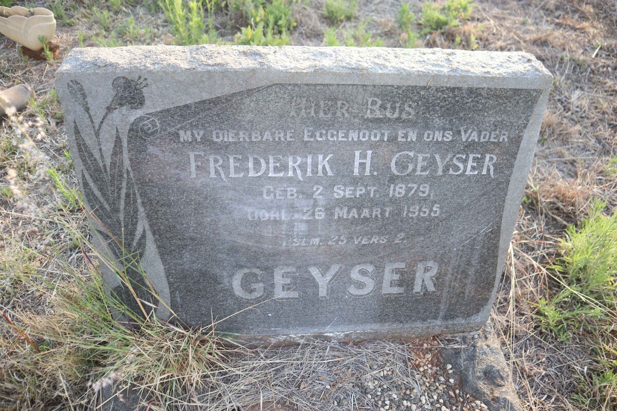 GEYSER Frederik H. 1879-1955
