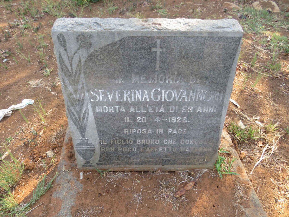 GIOVANNONI Severina 1928-