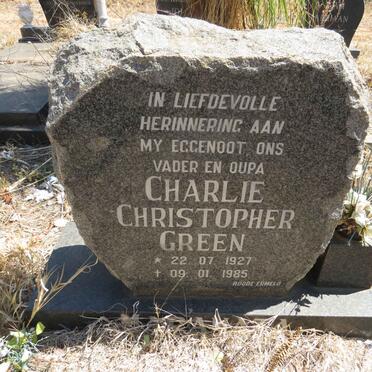 GREEN Charlie Christopher 1927-1985