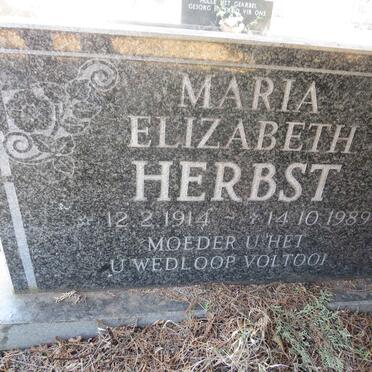 HERBST Maria Elizabeth 1914-1989