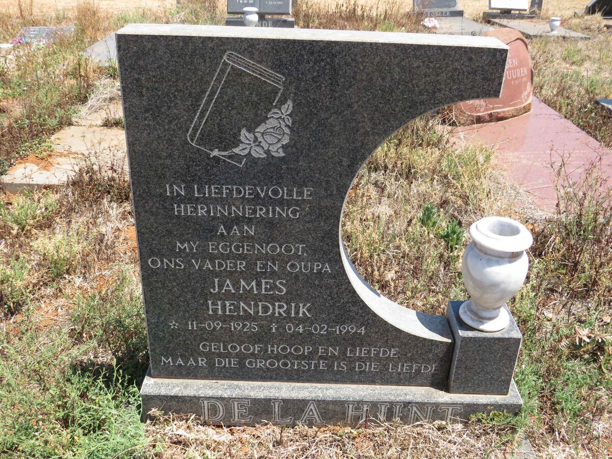 HUNT James Hendrik, de la 1925-1994