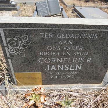 JANSEN Cornelius R 1936-1993