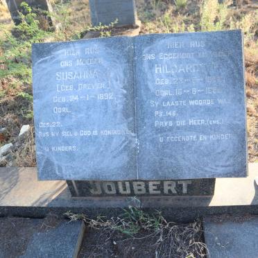 JOUBERT Hilgardt P. 1883-1958 & Sussana J. DREYER 1892-