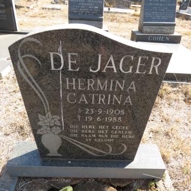 JAGER Hermina Catrina, de 1905-1988
