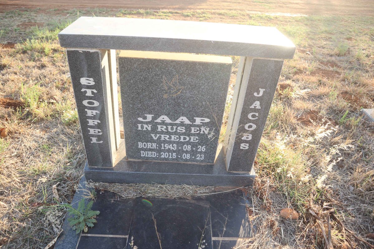 JACOBS Stoffel 1943-2015