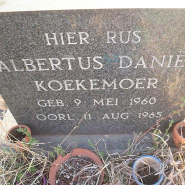 KOEKEMOER Albertus Daniel 1960-1965