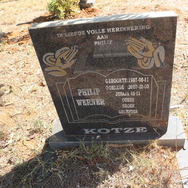 KOTZE Philip Werner 1987-2007