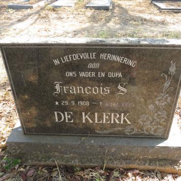 KLERK Francois S., de 1908-1995