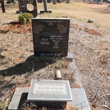 KOTZE Philip Olivier 1954-2019 :: KOTZE Philip Werner 1987-2007