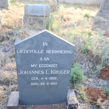KRUGER Johannes L. 1889-1957